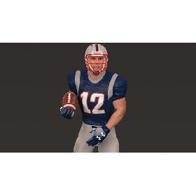 3D American Football Player 2020 V3 Rigged